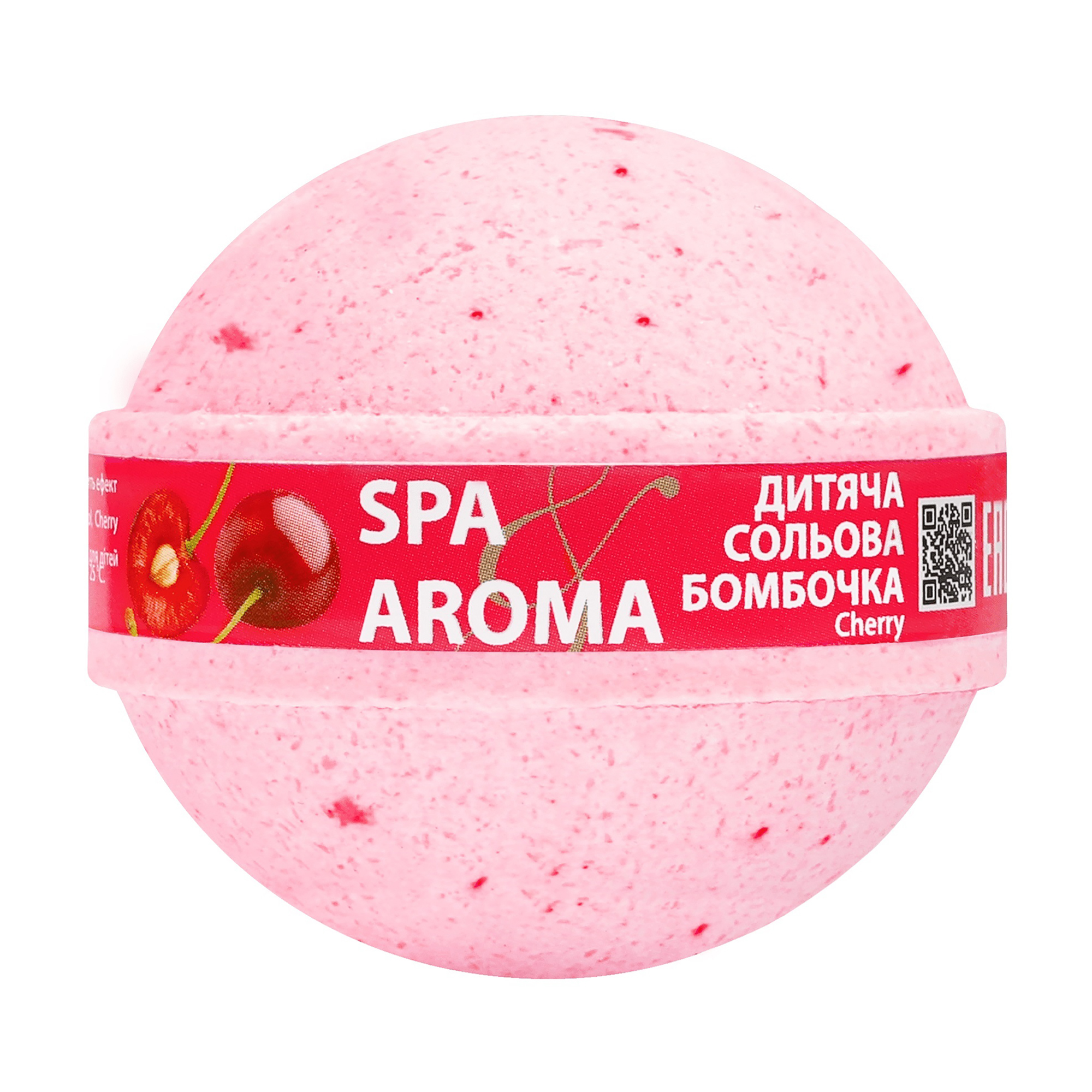 Дитяча бомбочка для ванни Bioton Cosmetics Spa &amp; Aroma Cherry, від 3 років, 75 г